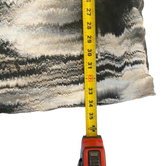 Nicole Miller L126812 Womens Black Distorted Fog Combo Dress Size 6 - Picture 8 of 11